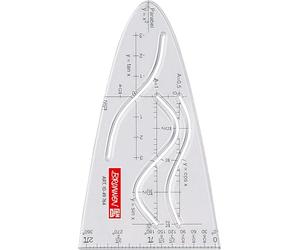 Brunnen Parabola/Drawing Template (for School, Crystal Clear), 1049764