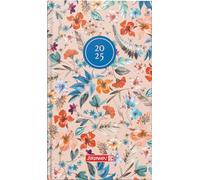 BRUNNEN Pocket Calendar Model 756 2025 "Botanical" | A6, Paper