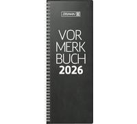 BRUNNEN Registration Book Model 784 2026 | 108 x 297 mm, Plastic, Black
