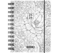 BRUNNEN School Calendar 2025/2026 "ZENart" | A6, Plastic
