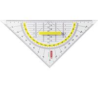 Brunnen Set Square with Grip 22 cm Transparent