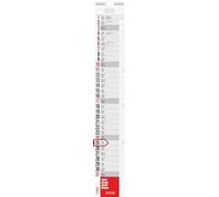 BRUNNEN Striped Calendar 2026, 130 x 830 mm