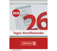 BRUNNEN Tear-off calendar 2026 No. 2, 53.6 x 71 mm