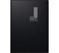 BRUNNEN TimeCenter Weekly Calendar Model 728 2024 2 Pages = 1 Week Sheet Size 10 x 14 cm Black