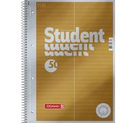 Brunnen Vera Treated 1067146 Notebook/Notepad Student Premium Vocabulary Ruling, Cover Metallic Effect A4 90 g/m² 50 Sheets