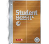 Brunnen Vera Treated 1067146 Notebook/Notepad Student Premium Vocabulary Ruling, Cover Metallic Effect A4 90 g/m² 50 Sheets