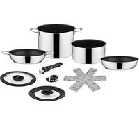 BRUNNER 0804033N Stainless Steel Popote Cookware, Academy High NG 7+1 Diámetro 22, Suitable for Gas