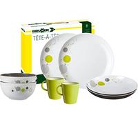 BRUNNER 0830143N.C7B Camping Tableware Set for 2 Persons, Tête-À-Tête Space, 8 Pieces