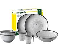 BRUNNER 0830143N.C7X Camping Tableware Set for 2 Persons, Tête-À-Tête Tivoli, 8 Pieces