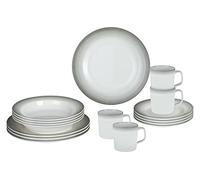 BRUNNER 0830160N.C5S Melamine Unbreakable Plates and Cups Set, 16 Pieces, Astralys Set