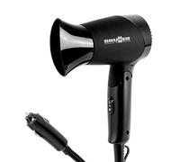 Brunner 7202818N Phon Travel Hair Dryer 12V Foldable Space Saving Black