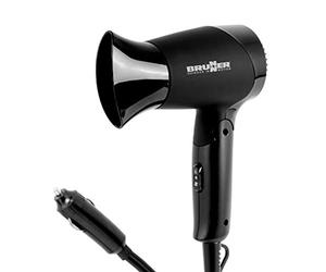 Brunner 7202818N Phon Travel Hair Dryer 12V Foldable Space Saving Black