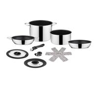 BRUNNER 0804033N Stainless Steel Popote Cookware, Academy High NG 7+1 Diámetro 22, Suitable for Gas