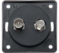 Brunner Accessories and Equipment Aerial Connection Socket TV/SAT Integro Black Matt Loose 71452
