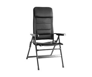 Brunner Aravel 3D Folding Camping Chair - 7-Position Reclining with Aluminum Frame, Breathable Padded 3D Fabric, Adjustable Backrest & Headrest, Compact & Lightweight for Camping, Caravan (Small)