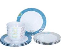 Brunner Belfiore Melamine 12 Piece Set Outdoors Dinning Camping Caravans