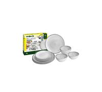 Brunner Bellagio Stone Touch Premium Melamine Picnic / Camping Midday Dinner Set