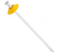 Brunner - Carpeg - Tent stake size 20 cm, grey/yellow