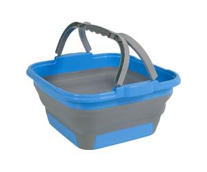 Brunner Cleo 13 Litre Fold-Away Collapsing Silicone Sided Square Bucket
