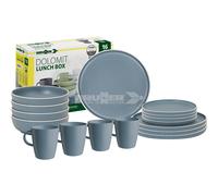 Brunner Dolomit Blue Stoneware Melamine Mix & Match Plates Caravan Boat Camping