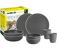 Brunner - Set Tête-À-Tête - Set of dishes size One Size, grey