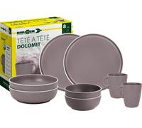 Brunner Dolomit Rose 8pc Melamine Tête-à-Tête Tableware Set
