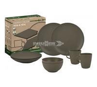 Brunner PLA Tierra Cocoa Dinner Set - Various Sizes -Lunchbox Midday Tete A Tete