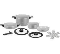 BRUNNER Fusion 7 + 1 Magnetic Camping Kitchen Pot Pan Ceramic Cooking Set