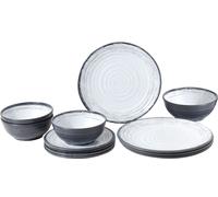 Brunner Granada Stone Touch Premium Melamine Picnic / Camping Midday Dinner Set