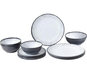 Brunner Granada Stone Touch Premium Melamine Picnic / Camping Midday Dinner Set