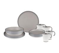 Brunner - Lunch Box - Set of dishes size 16 Pieces, grey