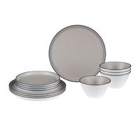 Brunner - Midday - Set of dishes size 12 Pieces, grey
