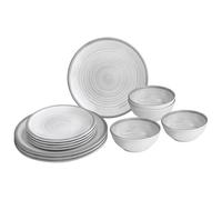 Brunner - Midday - Set of dishes size 12 Pieces, grey