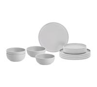 Brunner Dolomit White Midday 12 Piece Melamine Dinner Set