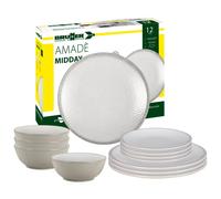 Brunner - Midday - Set of dishes size 12 Pieces, grey
