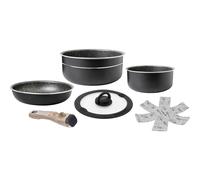 BRUNNER Camping Cooking Crockery Set Pirate Spacemaster 22 cm Outdoor Pot Pan