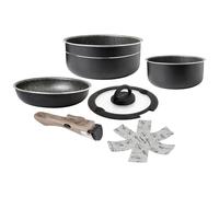 Brunner Pirate Mini Lightweight Aluminium Non-stick Stackable Saucepan Set 5+1
