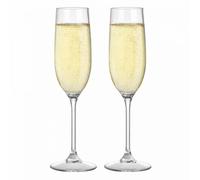 Brunner Prosecco Glasses Unbreakable Polycarbonate Camping Champagne Flutes x 2