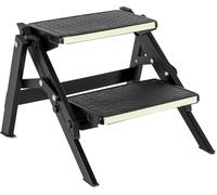 Brunner Ruckstep Black Aluminium Caravan Double Folding Step
