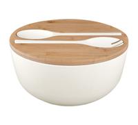 Brunner - Salad Bowl Greenkick - Set of dishes size Ø 25 cm, sand/white