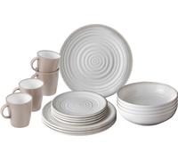 Brunner Savana 16pc Stone Touch Melamine Lunchbox Tableware Set