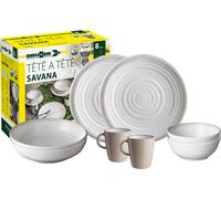 Brunner - Set Tête-À-Tête - Set of dishes size One Size, grey