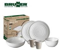 Brunner Savana 8pc Melamine Tête-à-Tête Tableware Set