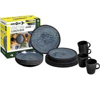 Brunner - Lunch Box - Set of dishes size 16 Pieces, grey