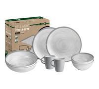 BRUNNER TETE-A-TETE BELLAGIO DISHES CAMPING CAMPERVAN PICNIC DINNER SET 8 PIECE