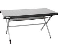 Brunner Titanium Axia Rollable Table with Adjustable Height | Patented Design | Aluminium Top, Folding Frame, Mesh Shelf, Carry Bag | Lightweight & Sturdy for Camping & Outdoors (Axia 6)