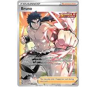 Bruno 158/163 Ultra Rare Pokemon Card (Battle Styles) + 1x TitanCards® Toploader