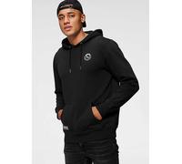 Bruno Banani Back Print Hooded Sweatshirt Black