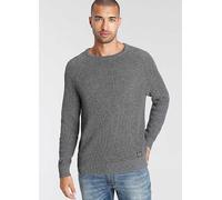 Bruno Banani Crew Neck Knit Jumper Mottled Grey
