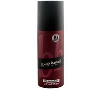 Bruno Banani Deodorant Spray LOYAL MAN 1 x 150ml 24H Lasting Scent with Ginger